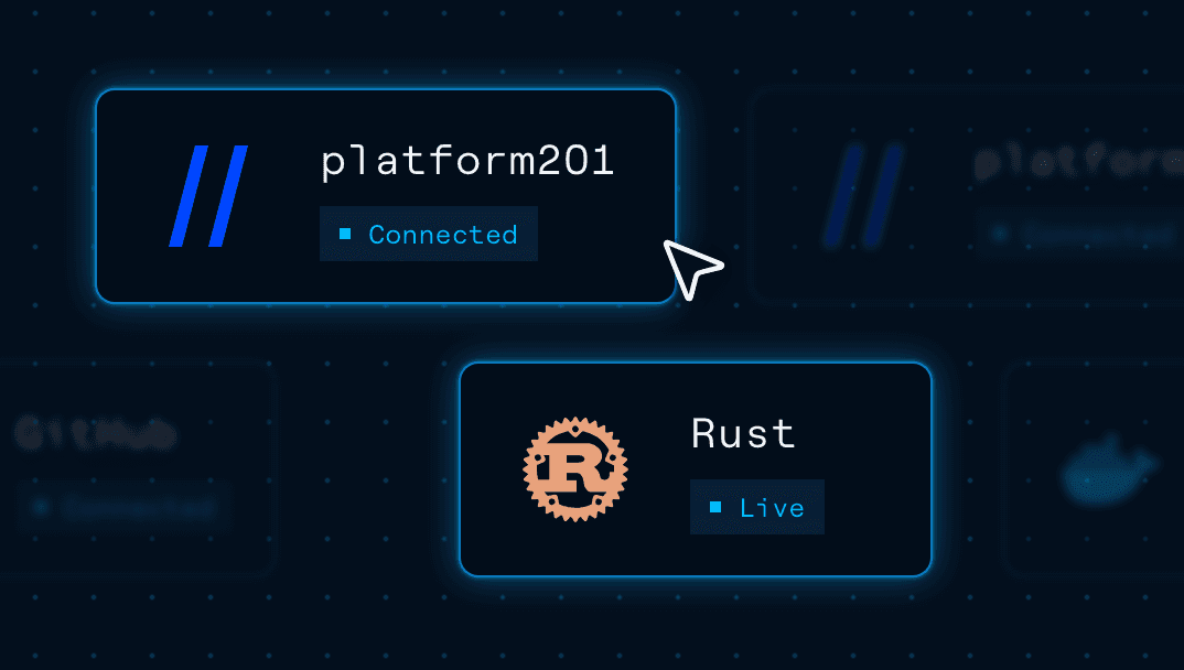 platform201 connected and the Rust service live